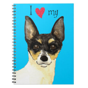 I Love my Toy Fox Terrier Notebook