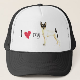 I Love my Toy Fox Terrier Trucker Hat