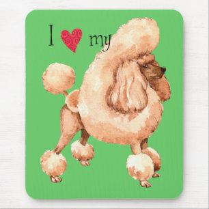 I Love my Toy Poodle Mouse Mat