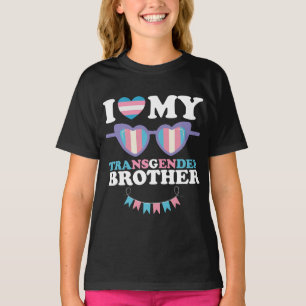 I Love My Transgender Brother Family Trans LGBTQ T-Shirt