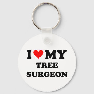 I Love My Tree Surgeon Key Ring