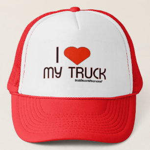 I Love My Truck Trucker Hat