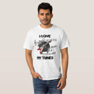 I Love My Tunes Men's T - Shirt