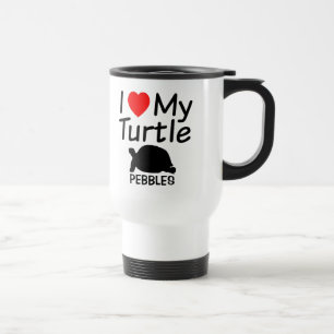 I Love My Turtle Travel Mug