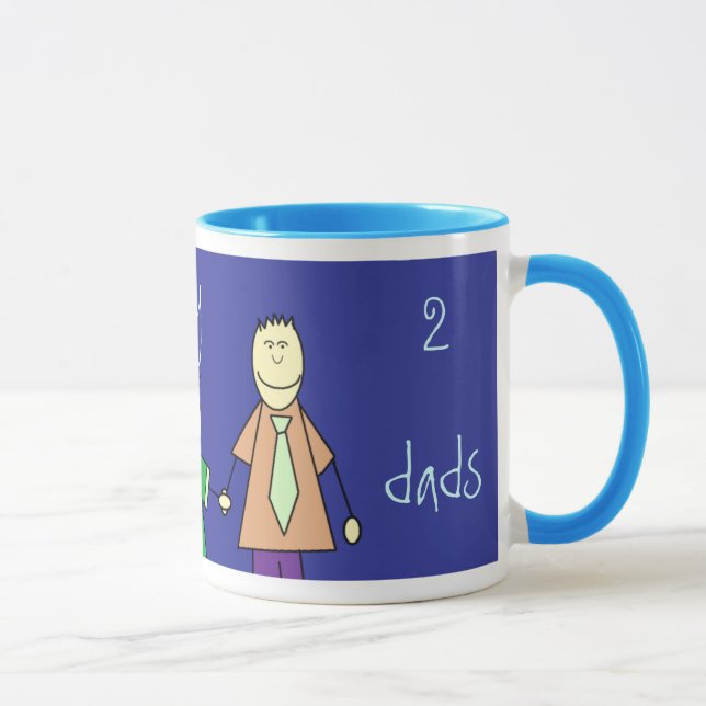 i love my two dads, mug (Right)