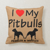 I Love My TWO Pitbulls