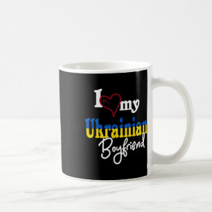 I Love My Ukrainian Boyfriend Matching Gift Ukrain Coffee Mug