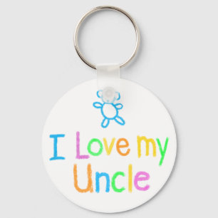 I Love My Uncle Key Ring