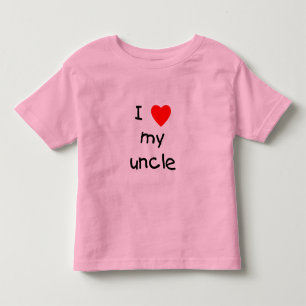 I Love My Uncle Toddler T-Shirt