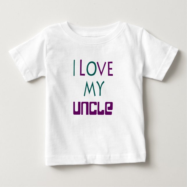 I love My Uncle Toddler Tee (Front)