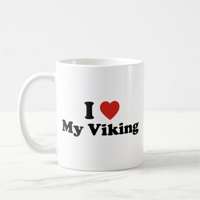 I Love My Viking Coffee Mug (Left)