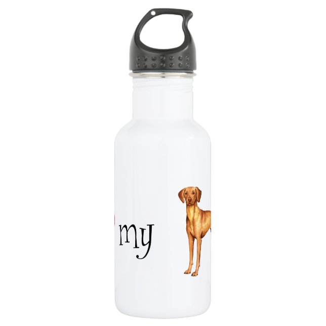 I Love my Vizsla 532 Ml Water Bottle (Front)