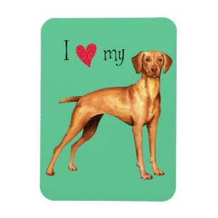 I Love my Vizsla Magnet