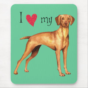 I Love my Vizsla Mouse Mat