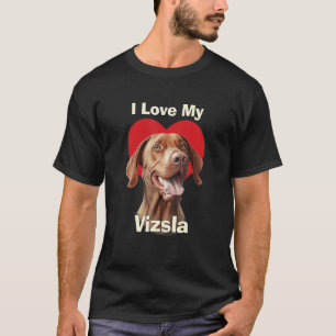 I Love My Vizsla Puppy Dog T-Shirt