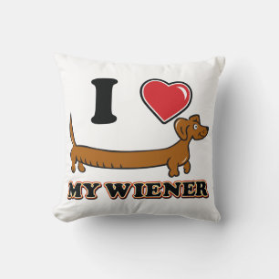I love My Weiner - Doxie Cushion