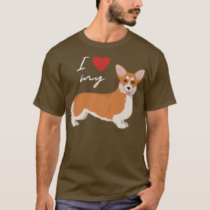 I Love My Welsh Corgi Dog Lover476 T-Shirt