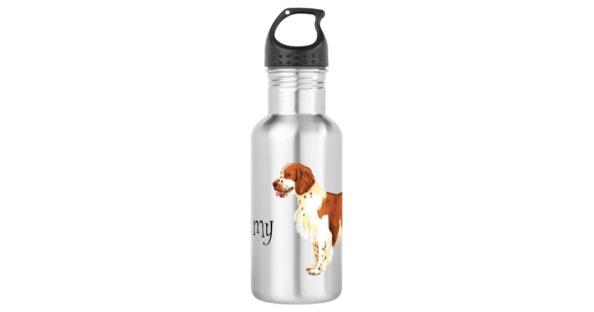 I Love my Welsh Springer Spaniel 532 Ml Water Bottle | Zazzle