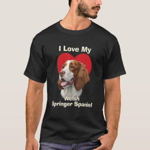 I Love My Welsh Springer Spaniel Puppy Dog T-Shirt