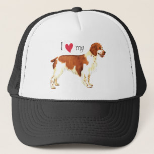 I Love my Welsh Springer Spaniel Trucker Hat