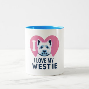 I Love My Westie Dog Mug