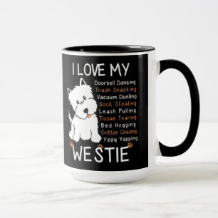 I Love My Westie Mug