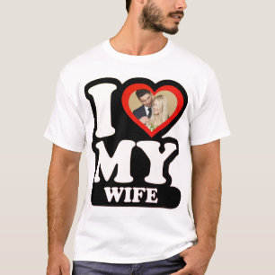 I Love My Wife 1974 - Custom Photo Personalised T-Shirt