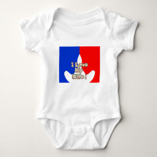 "I Love My Wife" Art Print Baby Bodysuit