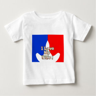 "I Love My Wife" Art Print Baby T-Shirt