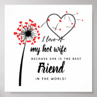 I Love My WIFE - Best friend Personalized PHOTO