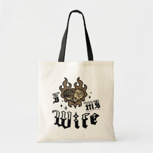 I Love My Wife - Cheetah - DingusDesign Tote Bag