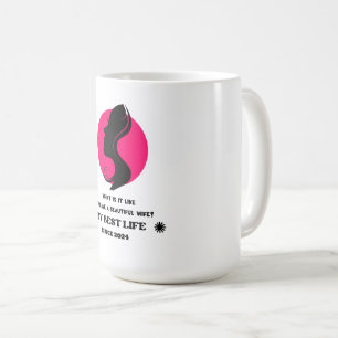 I love my wife custom coffee mug