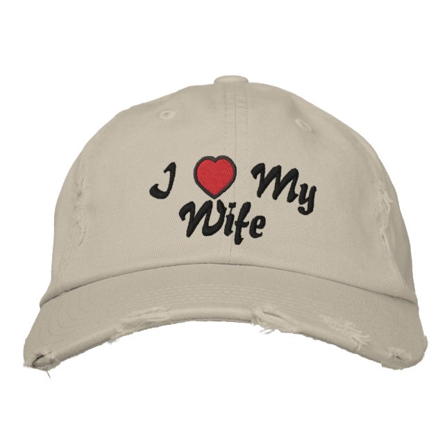 I Love My Wife Hat (Front)