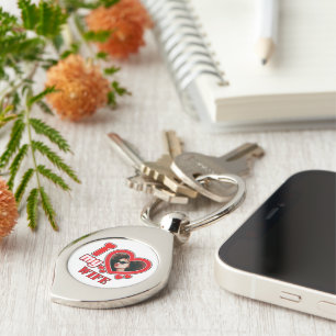 I Love My Wife Personalised Key Ring