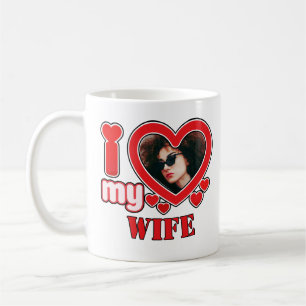 I Love My Wife Personalized Coffee Mug