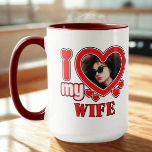 I Love My Wife Personalized Mug