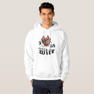 I Love My Wife - Red - DingusDesign Hoodie