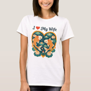 i love my wife shirt with picture - I ❤️ MY WIFE