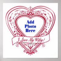 I Love My Wifey! - Photo Red Hearts
