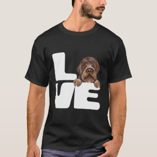 I Love My Wirehaired Pointing Griffon Dog Lover T-Shirt