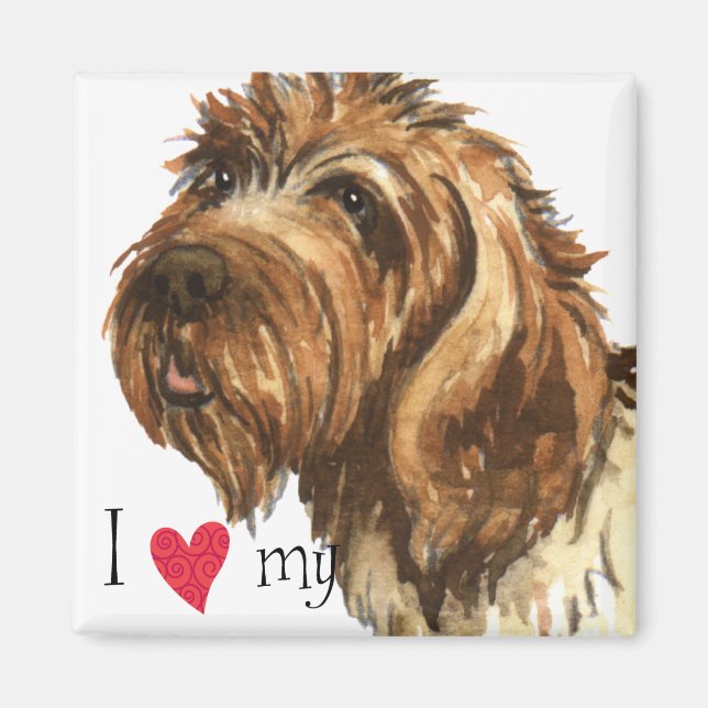 I Love my Wirehaired Pointing Griffon Magnet (Front)