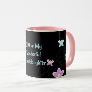 I Love My Wonderful Granddaughter, popular design Mug