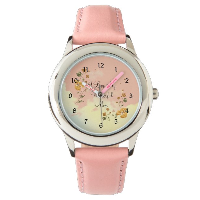 I Love My Wonderful Mum Watch (Front)