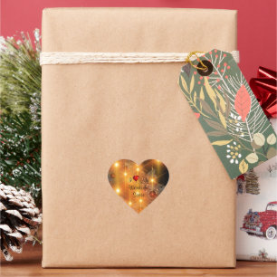 I Love My Wonderful Sister Heart Sticker