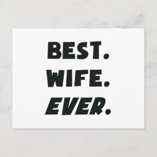 I Love My Worlds Best Wife Ever Postcard