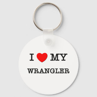 I Love My WRANGLER Key Ring