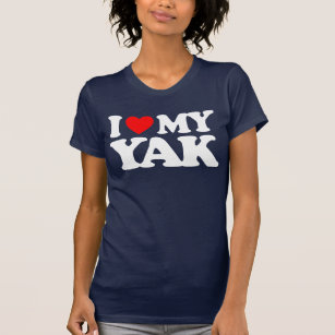 I Love Yaks T-Shirts & Shirt Designs | Zazzle UK