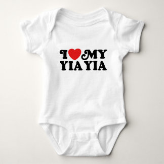 I Love My Yia Yia Baby Bodysuit