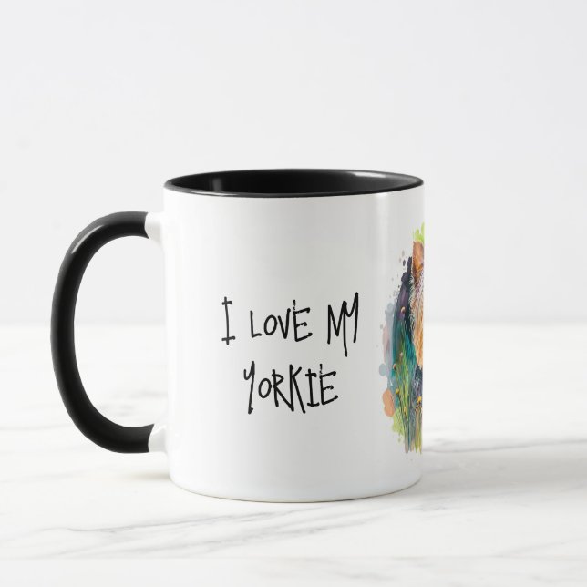 I love my Yorkie Mug- for Mum Mug (Left)
