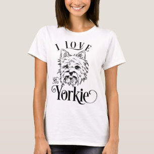 I Love My Yorkie T-Shirt